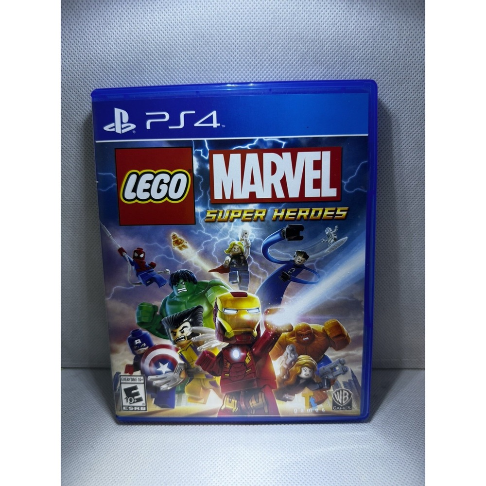 LEGO Marvel Super Heroes Sony PlayStation 4 PS4 Game Complete CIB Marvel